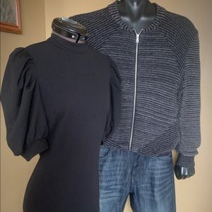 Charming Black Knit Mini Dress by Forever 21